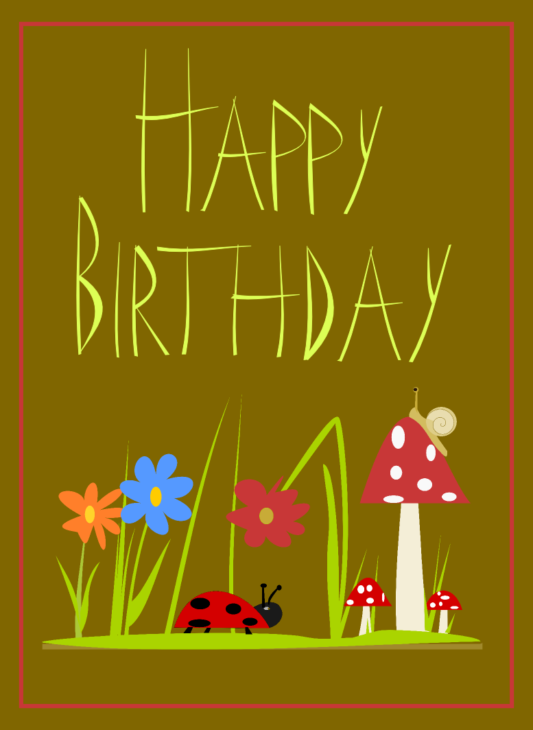 80 Foldable Free Printable Birthday Card 54