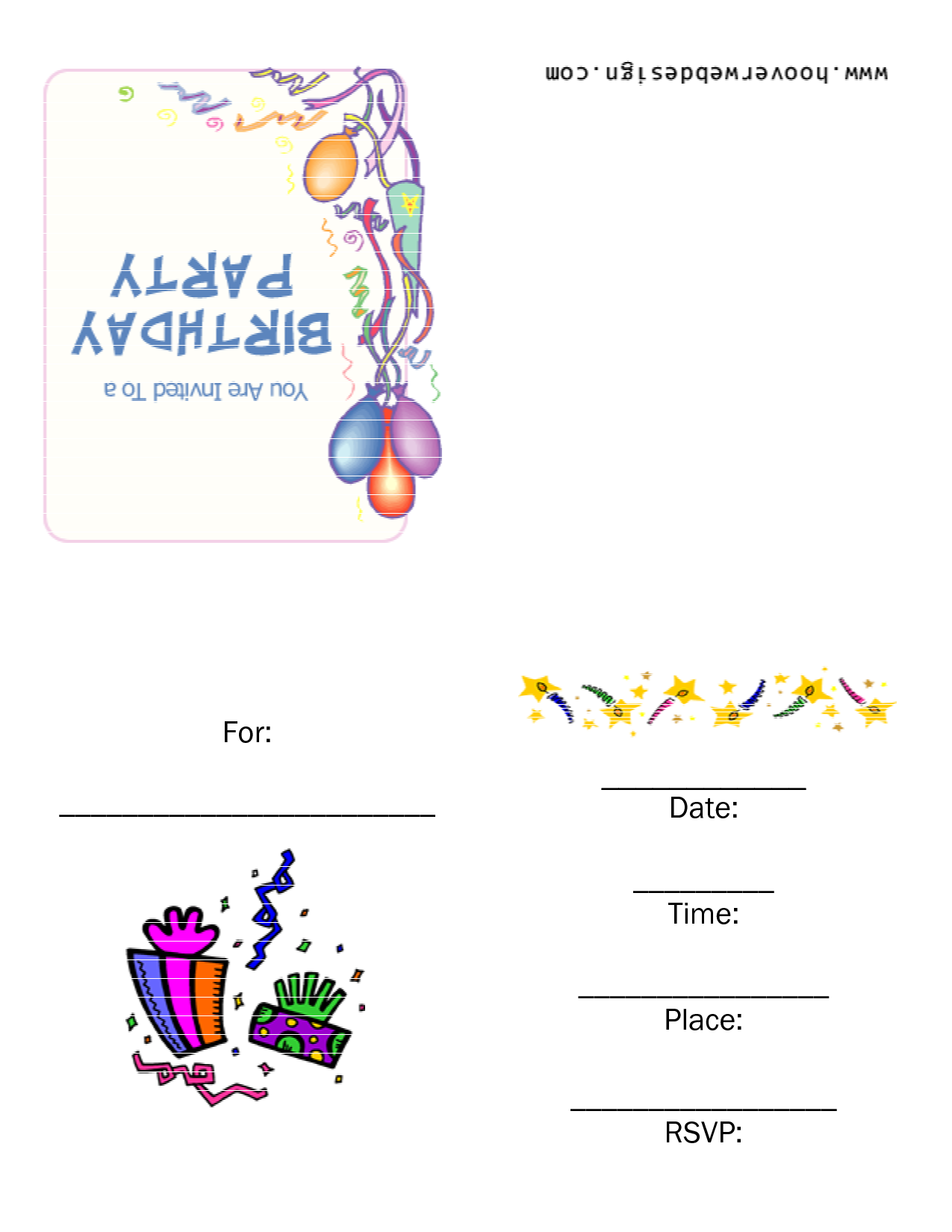 80 Foldable Free Printable Birthday Card 56