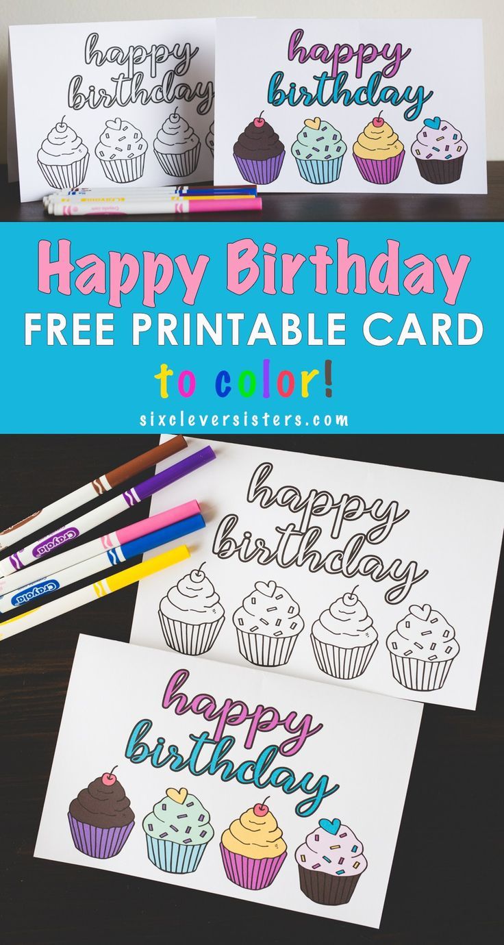 80 Foldable Free Printable Birthday Card 57