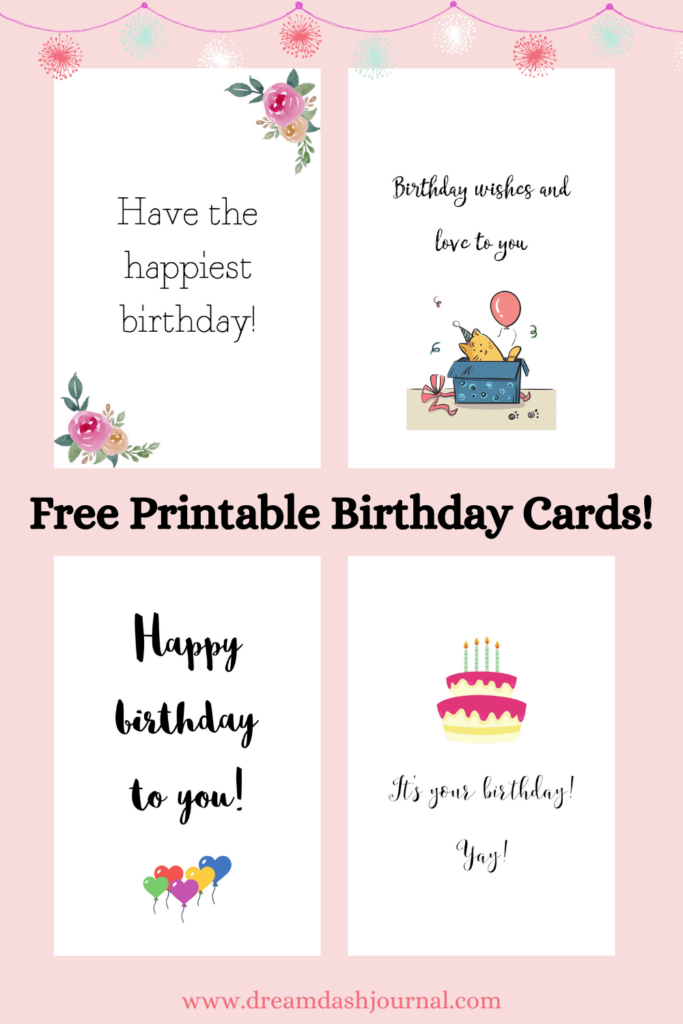 80 Foldable Free Printable Birthday Card 59