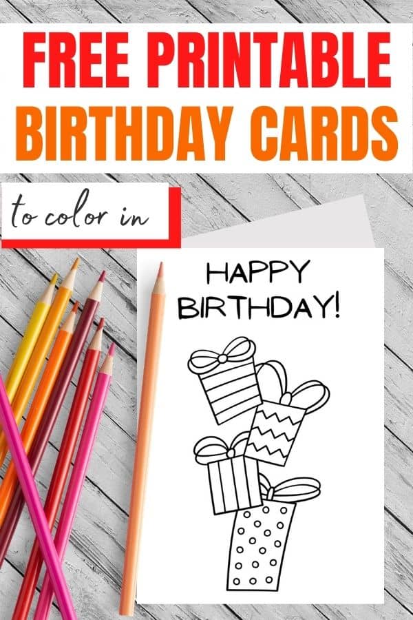 80 Foldable Free Printable Birthday Card 60