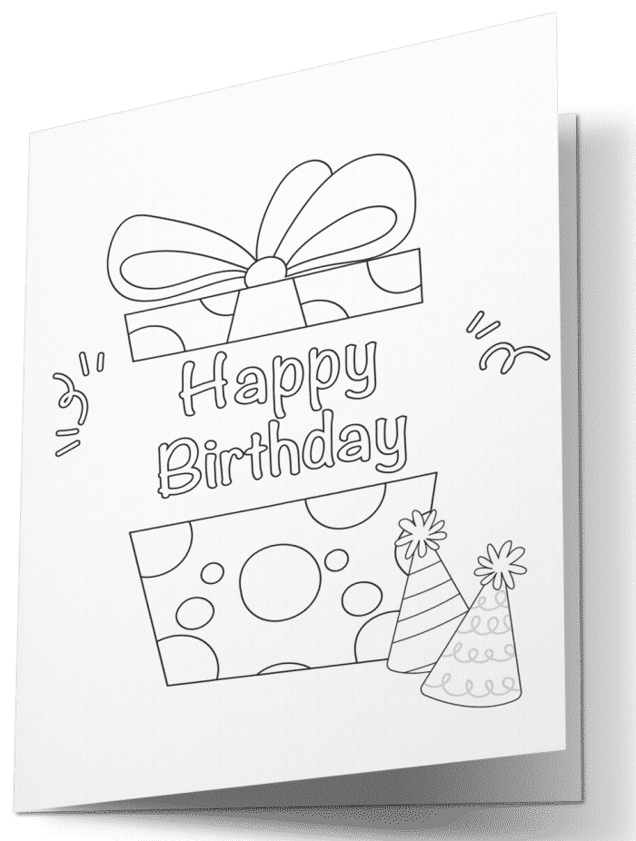 80 Foldable Free Printable Birthday Card 88