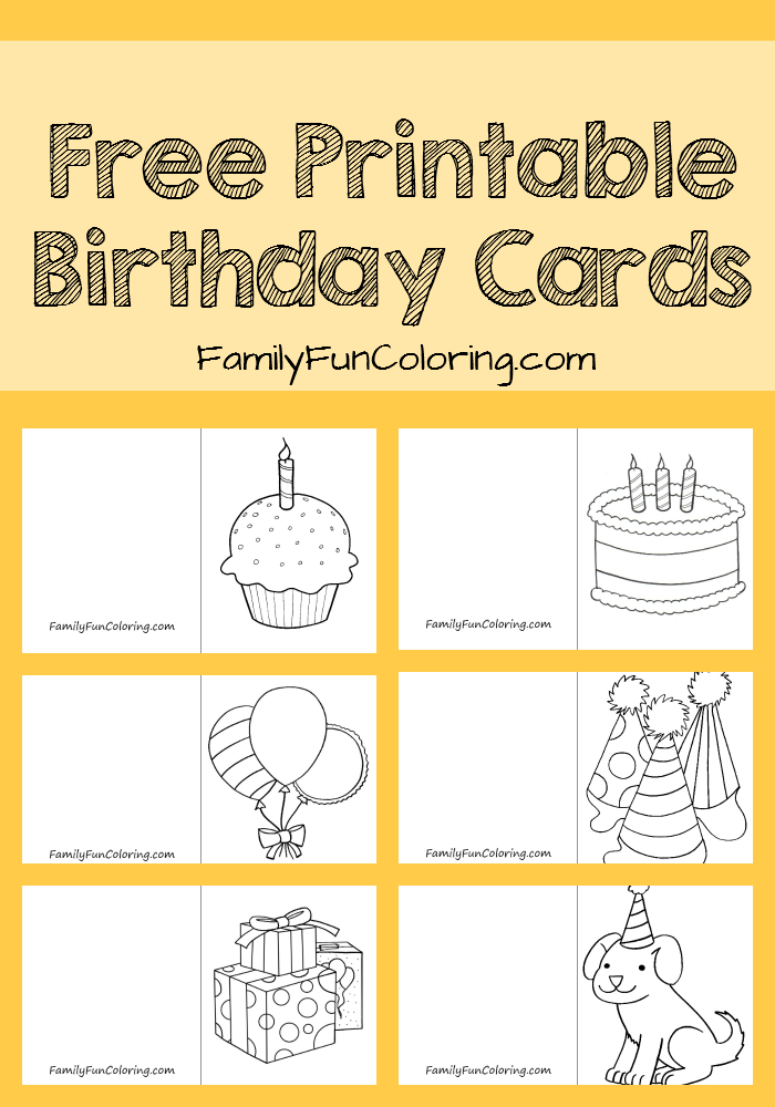 80 Foldable Free Printable Birthday Card 94