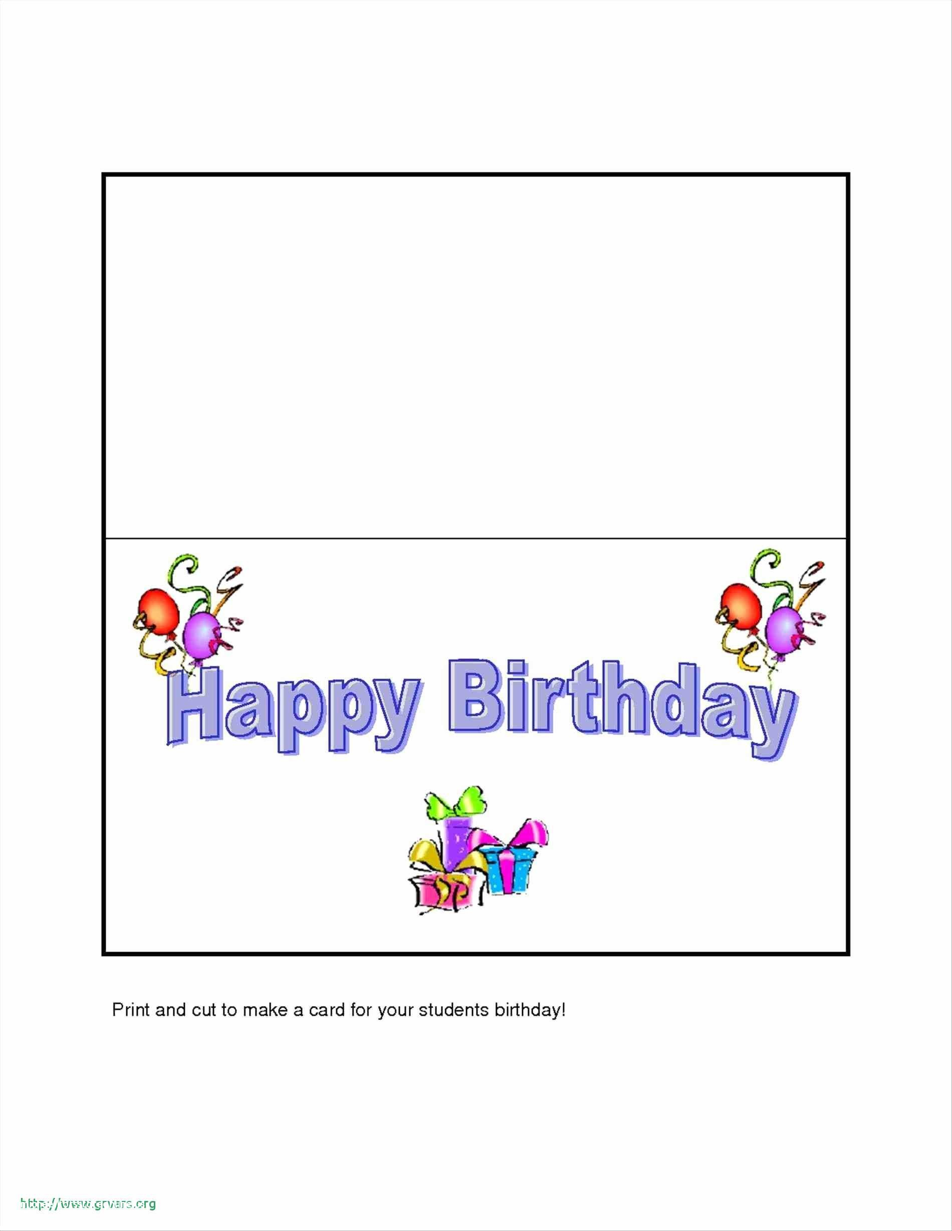 80 Foldable Free Printable Birthday Card 98