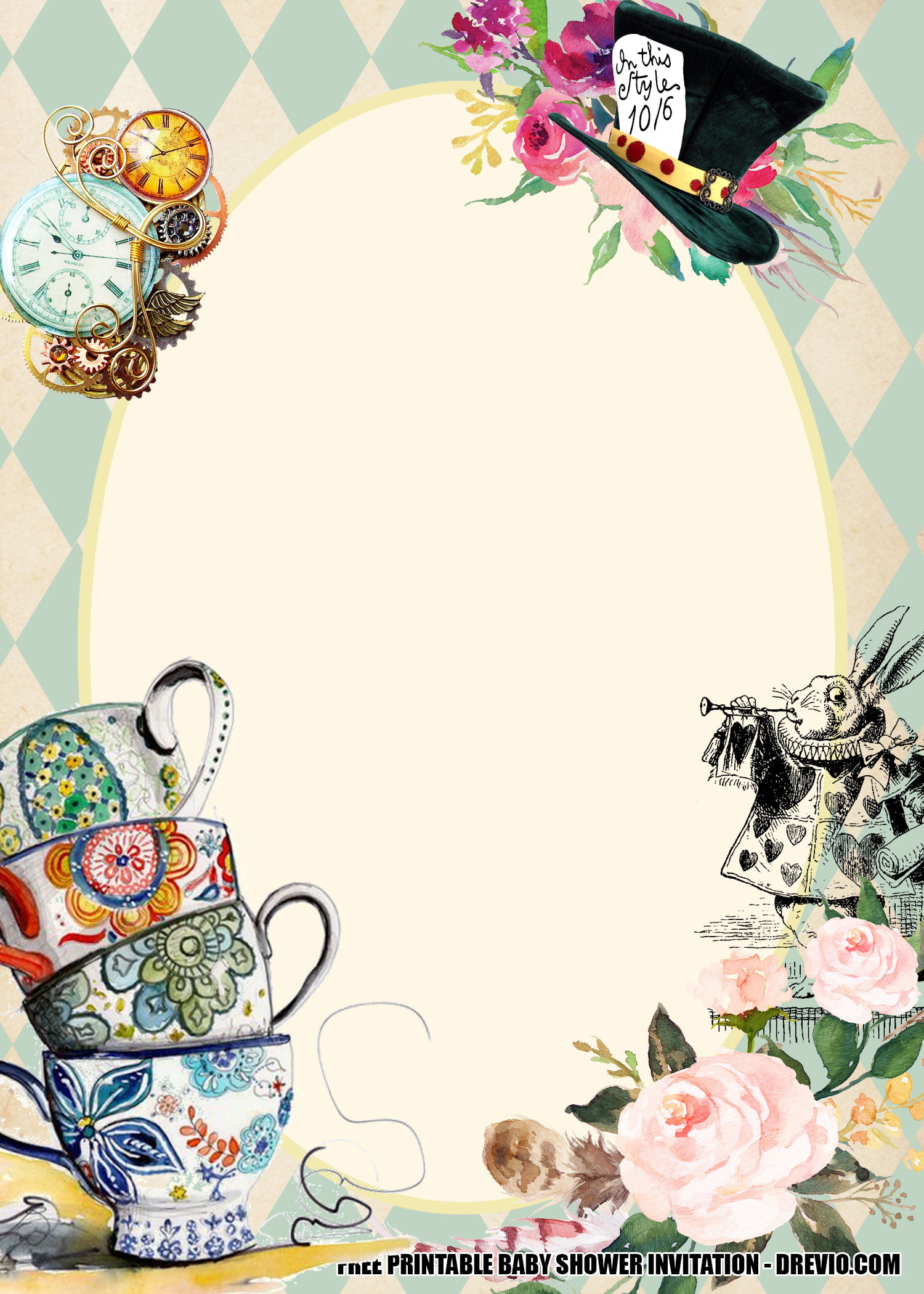 80 Free Alice In Wonderland Printables 10