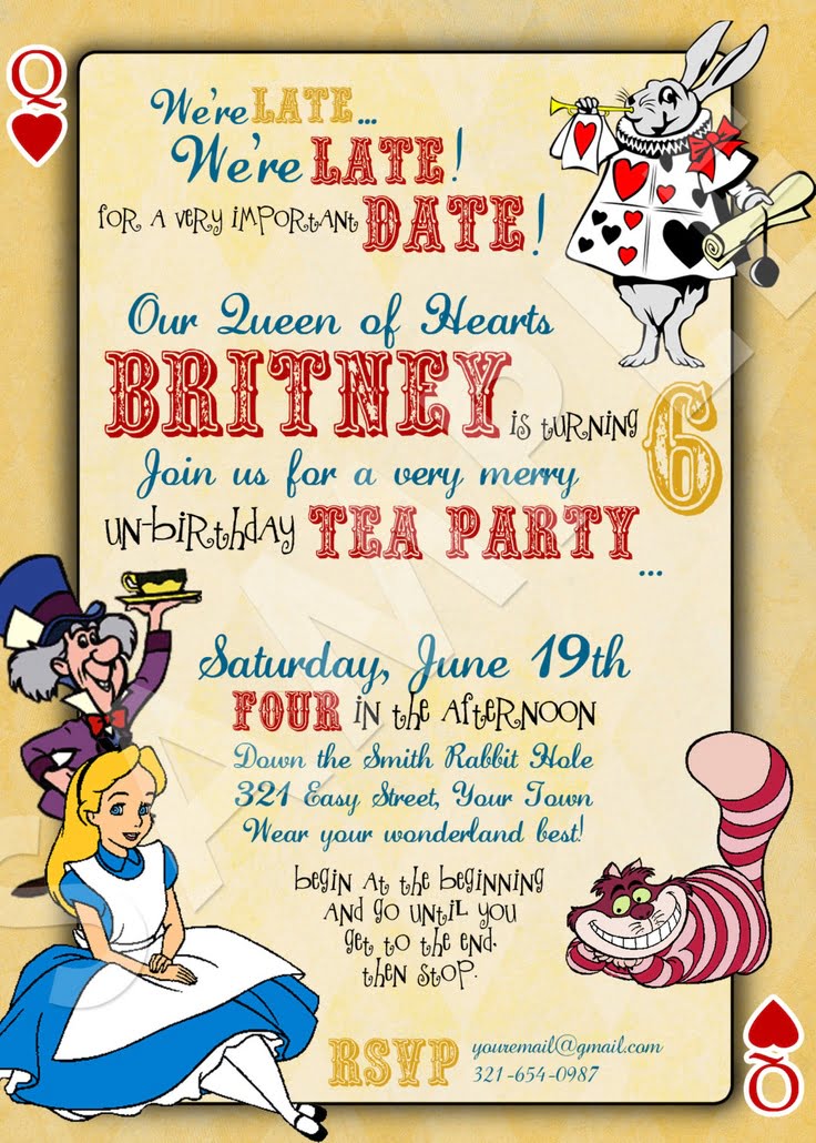 80 Free Alice In Wonderland Printables 13