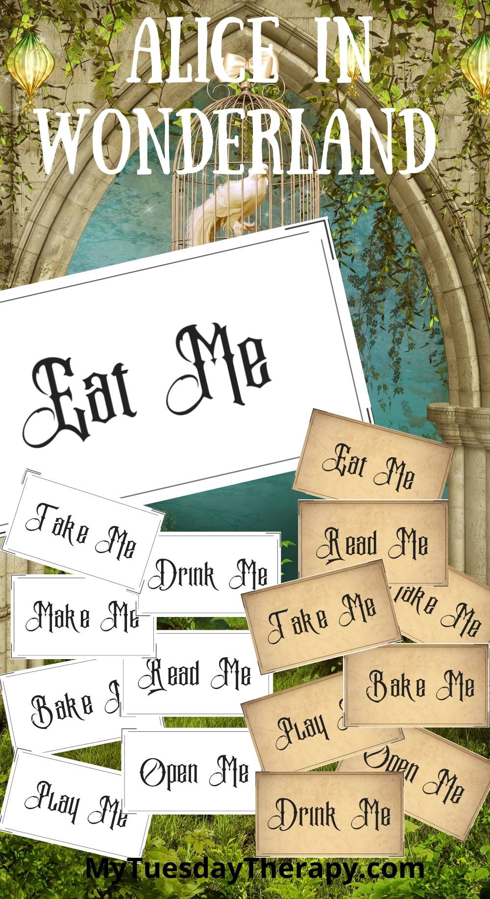 80 Free Alice In Wonderland Printables 14