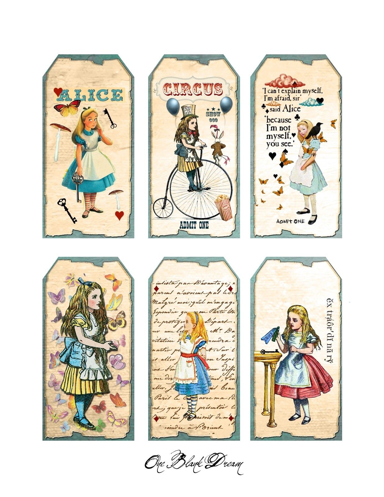 80 Free Alice In Wonderland Printables 24