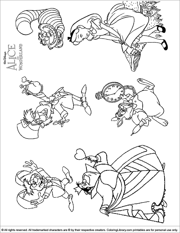 80 Free Alice In Wonderland Printables 27