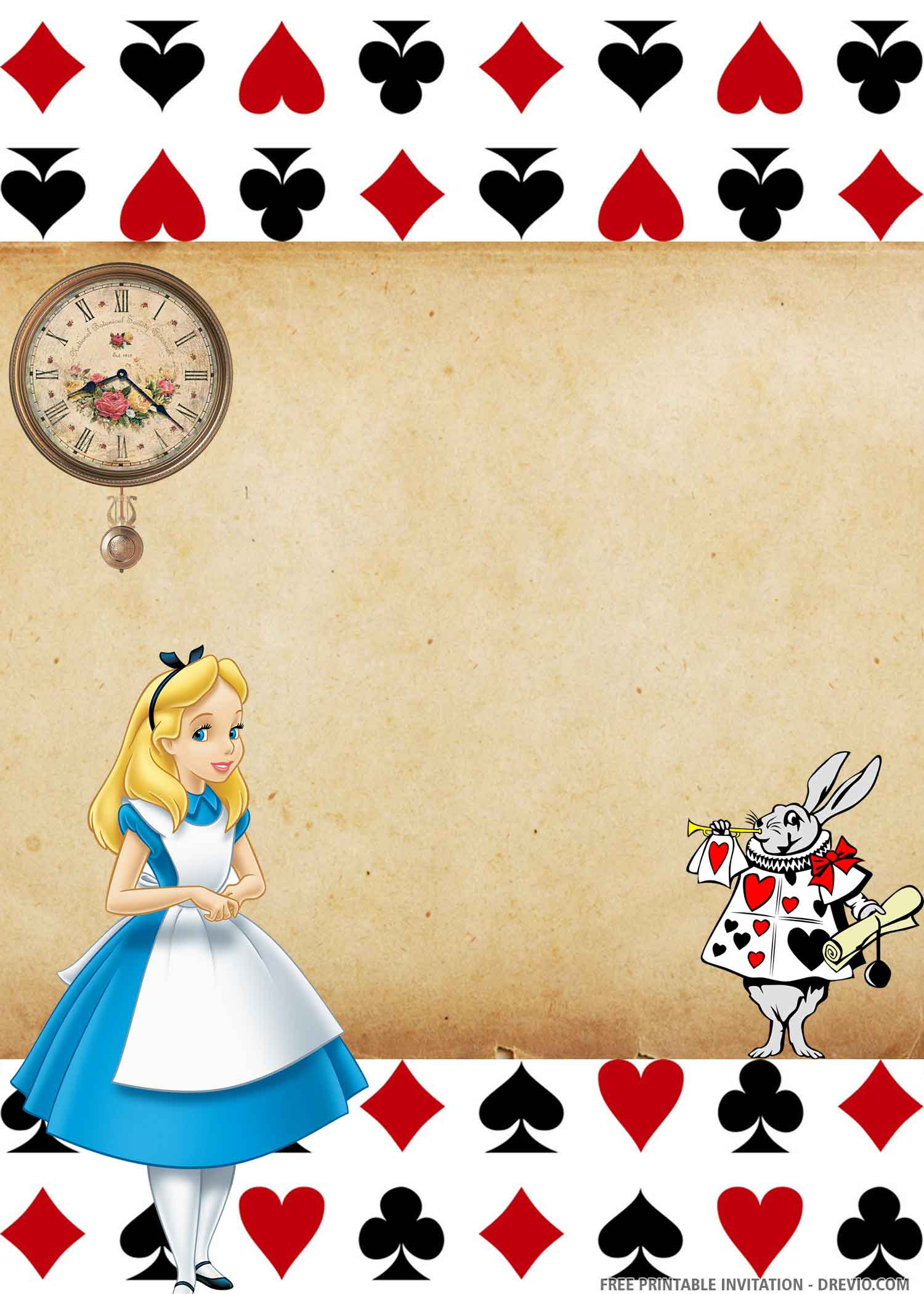 80 Free Alice In Wonderland Printables 57