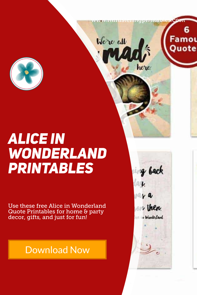 80 Free Alice In Wonderland Printables 62