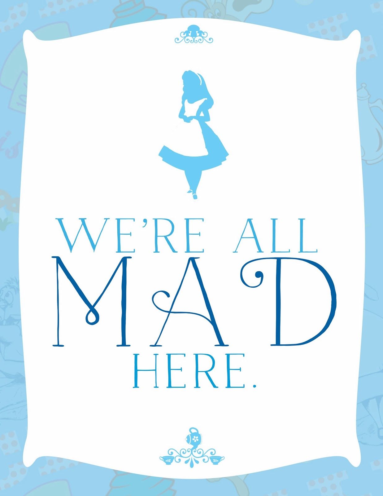 80 Free Alice In Wonderland Printables 83