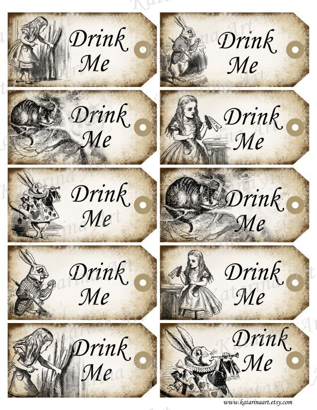 80 Free Alice In Wonderland Printables 84