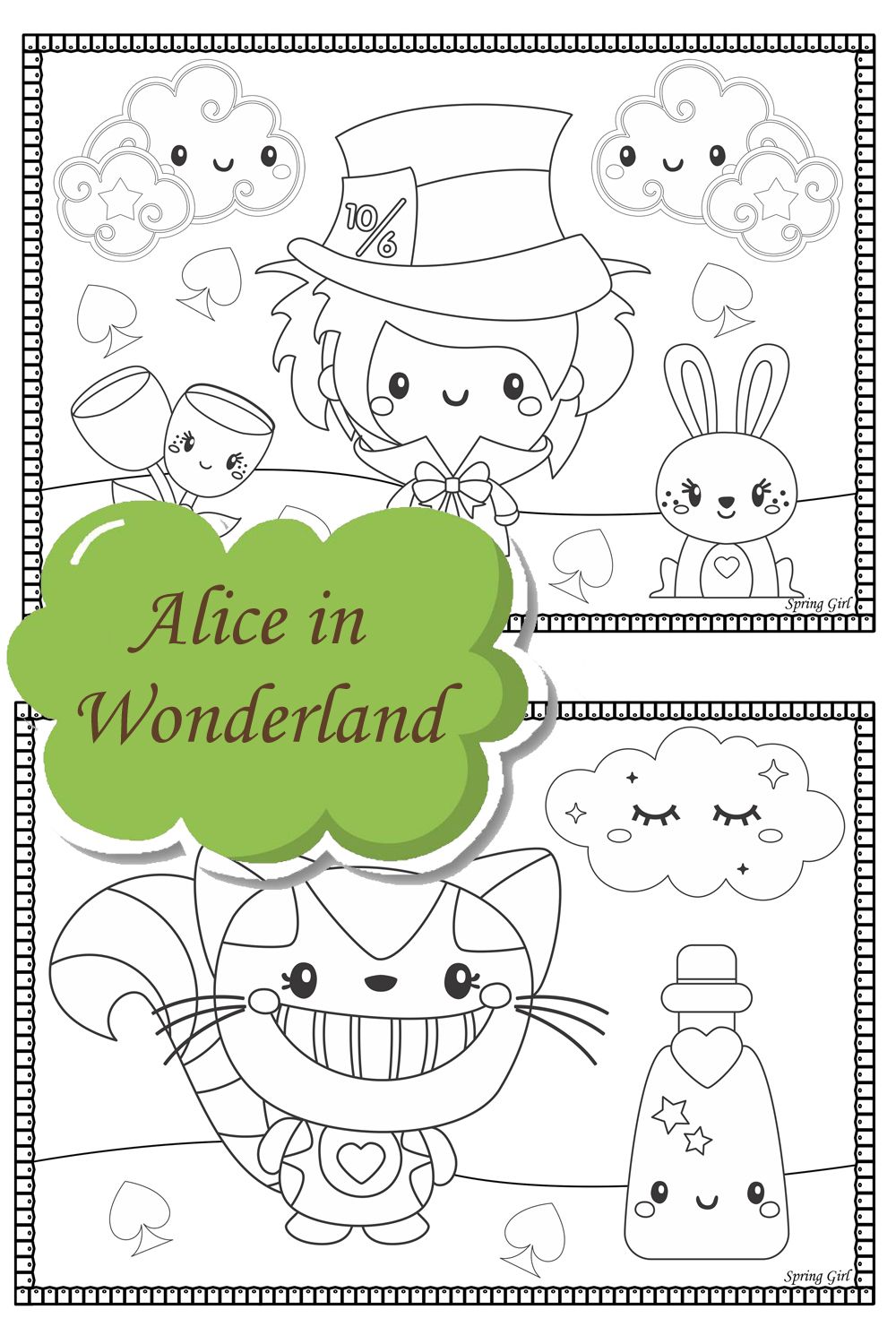 80 Free Alice In Wonderland Printables 85