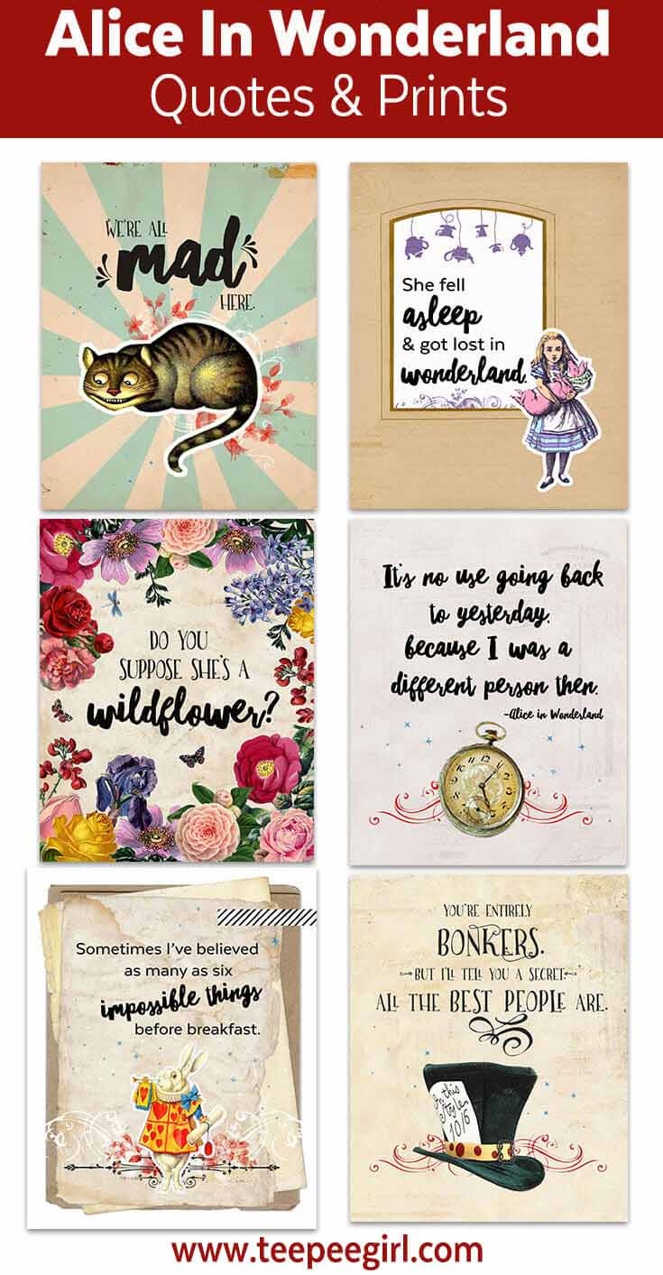 80 Free Alice In Wonderland Printables 97