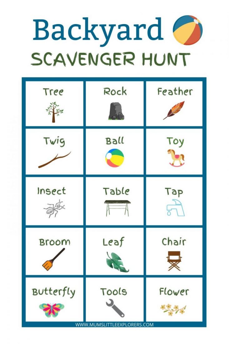80 Free Nature Scavenger Hunt Printable 13
