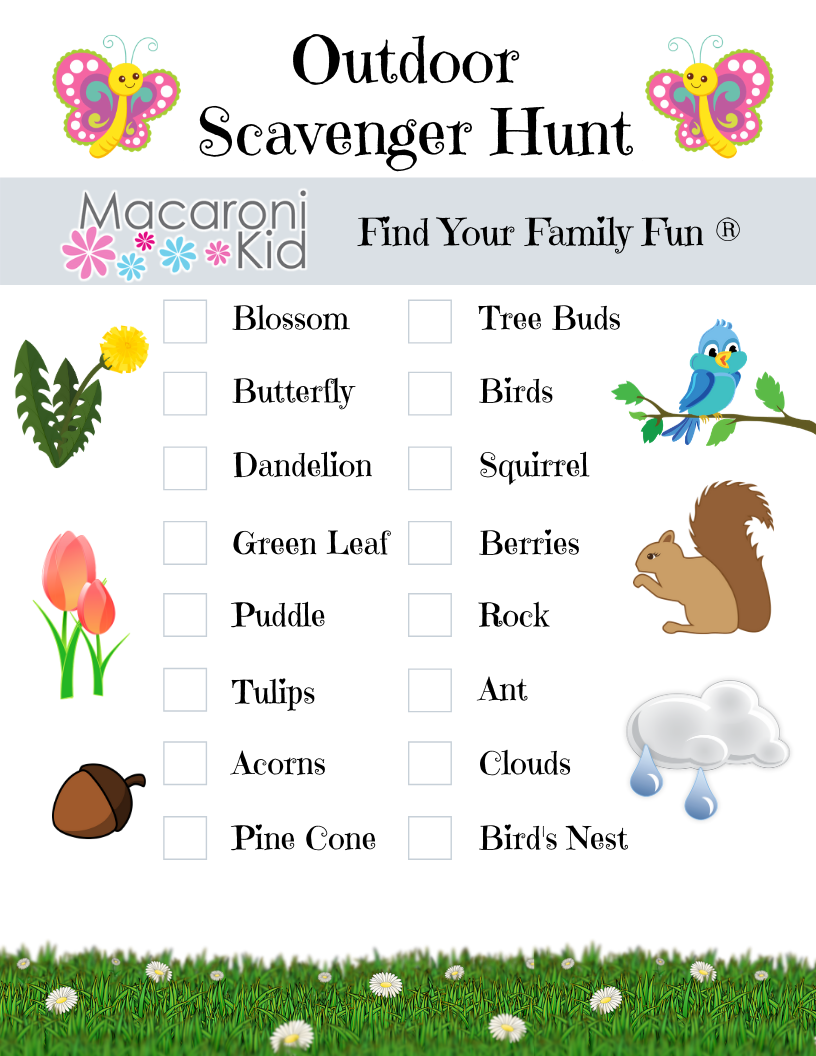 80 Free Nature Scavenger Hunt Printable 25