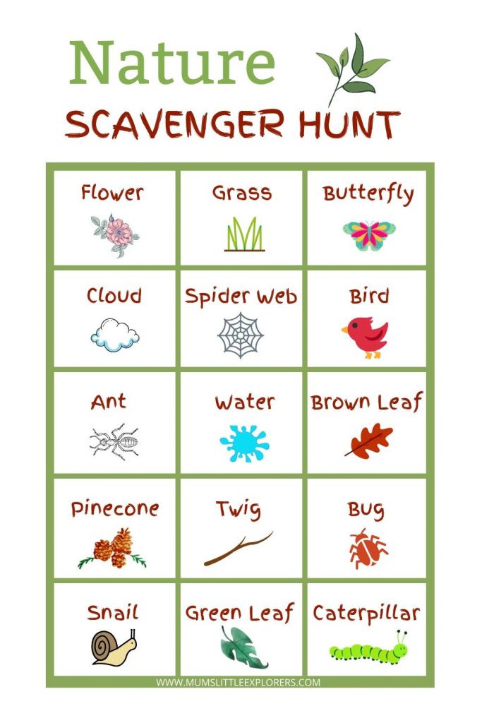 80 Free Nature Scavenger Hunt Printable 31