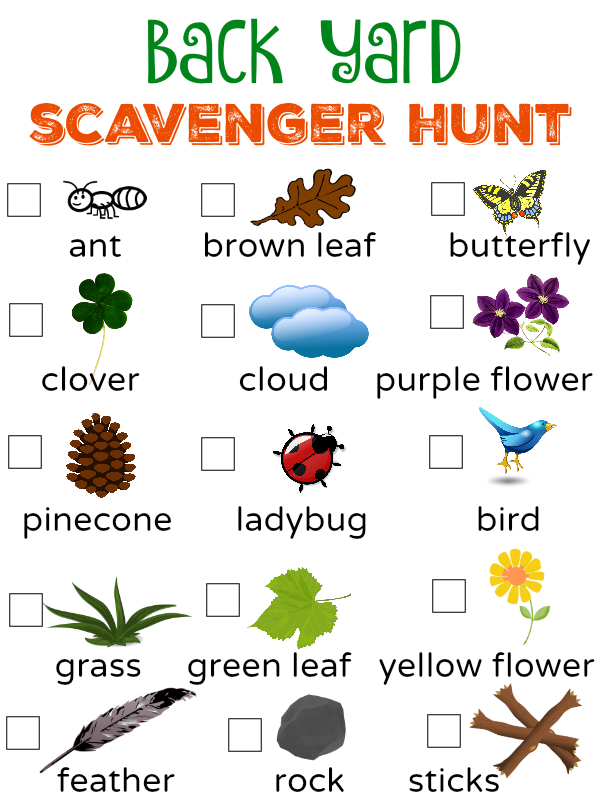 80 Free Nature Scavenger Hunt Printable 36