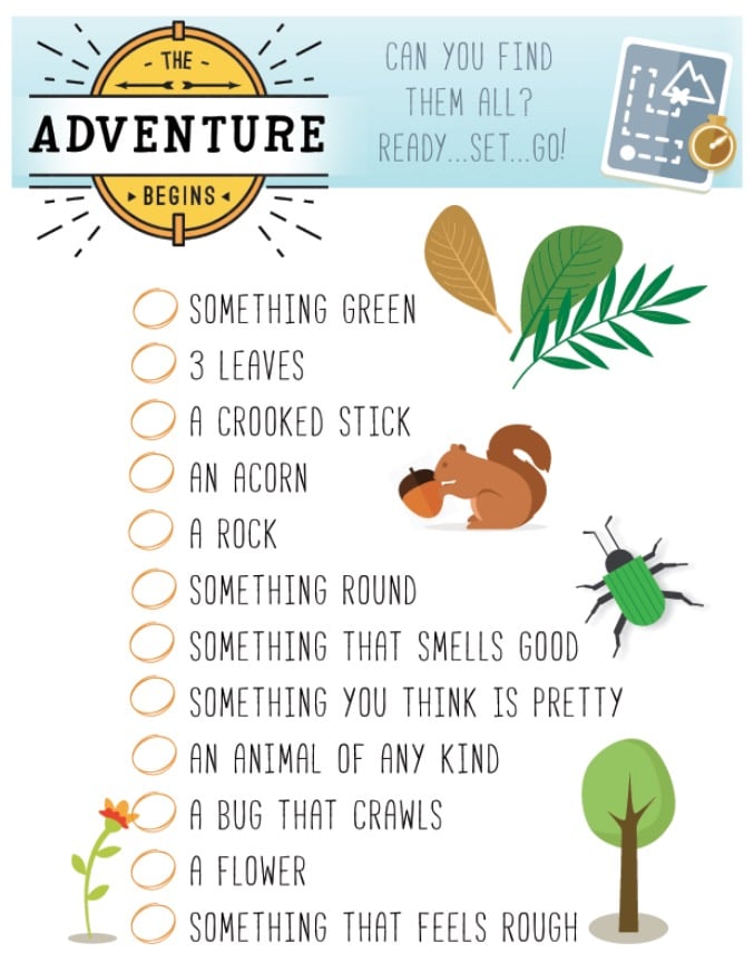 80 Free Nature Scavenger Hunt Printable 52