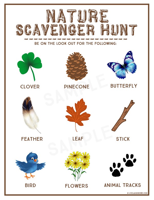 80 Free Nature Scavenger Hunt Printable 59