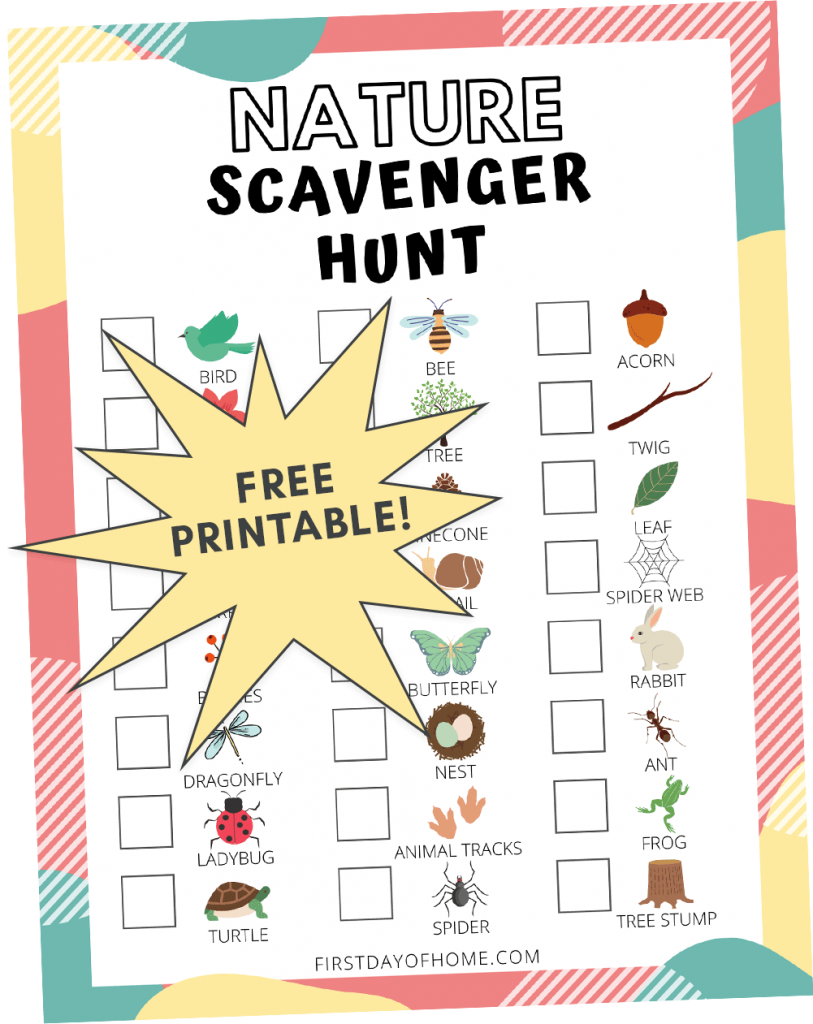 80 Free Nature Scavenger Hunt Printable 77