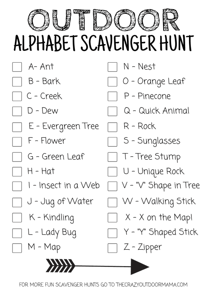 80 Free Nature Scavenger Hunt Printable 81