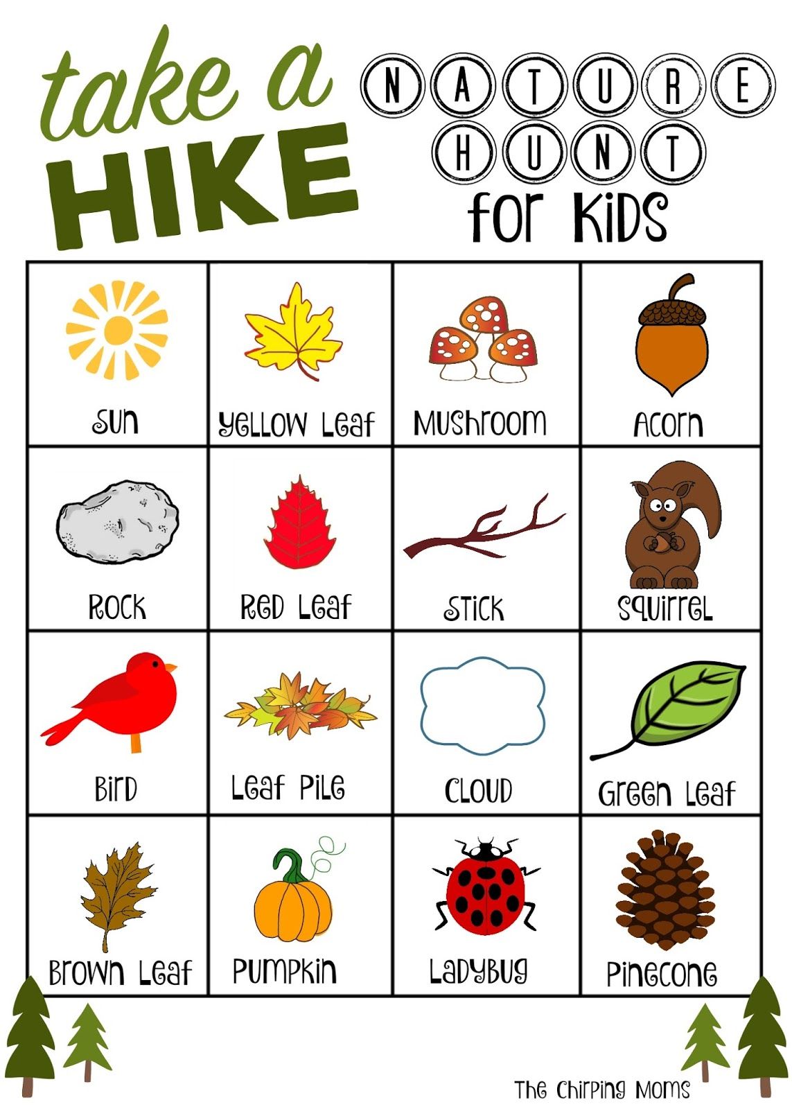 80 Free Nature Scavenger Hunt Printable 82