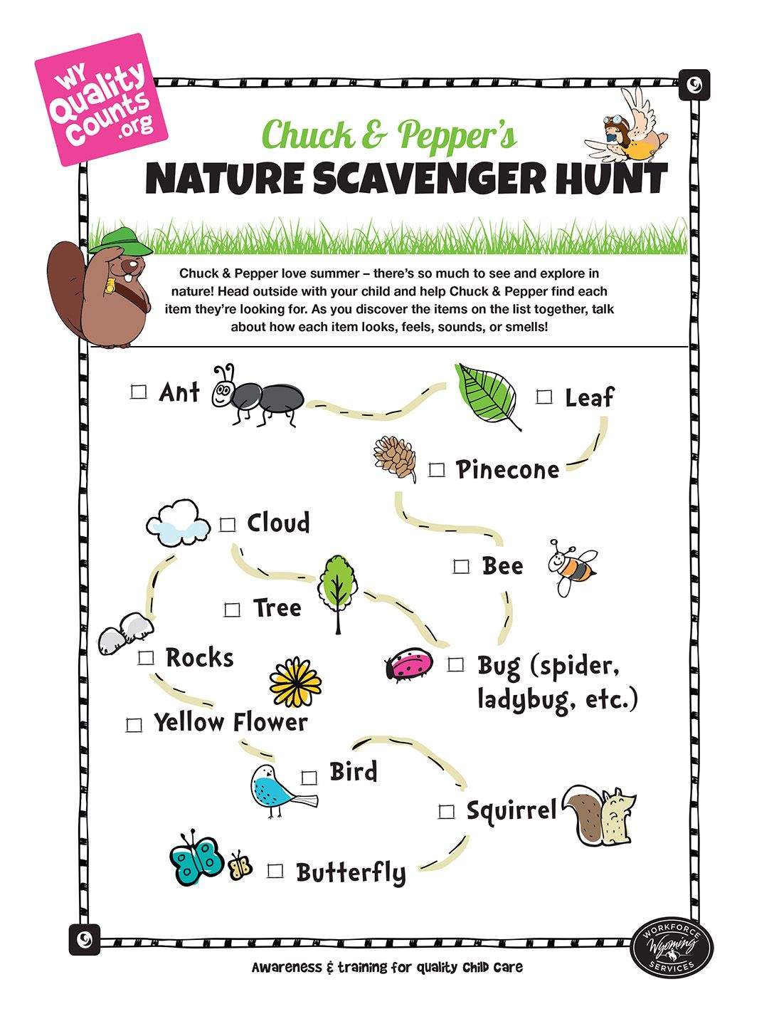 80 Free Nature Scavenger Hunt Printable 94