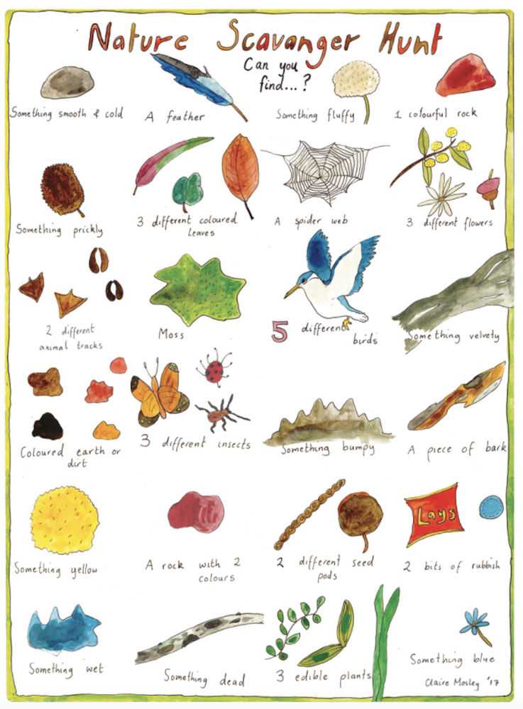 80 Free Nature Scavenger Hunt Printable 95