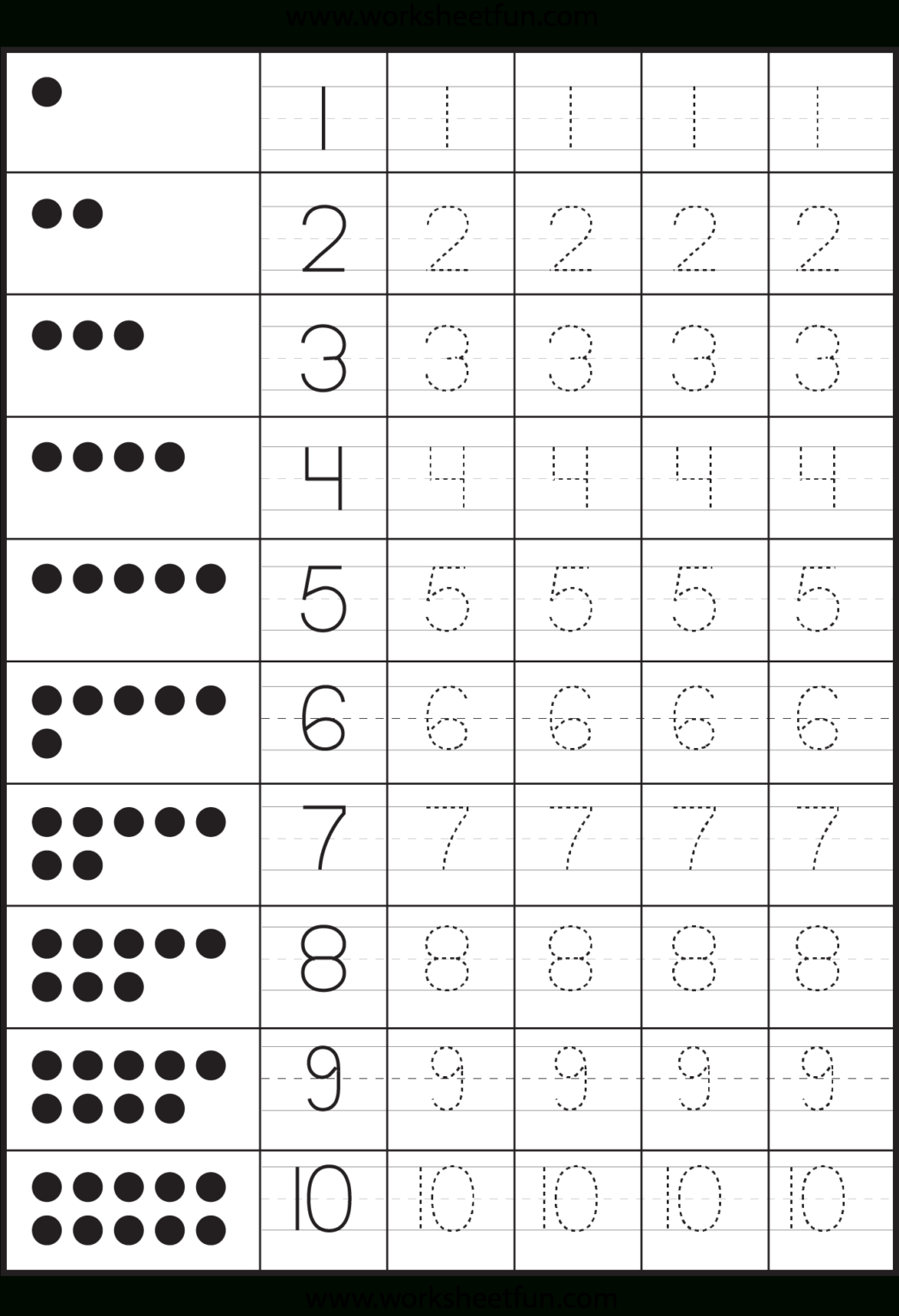 80 Free Printable Numbers 1-10 21