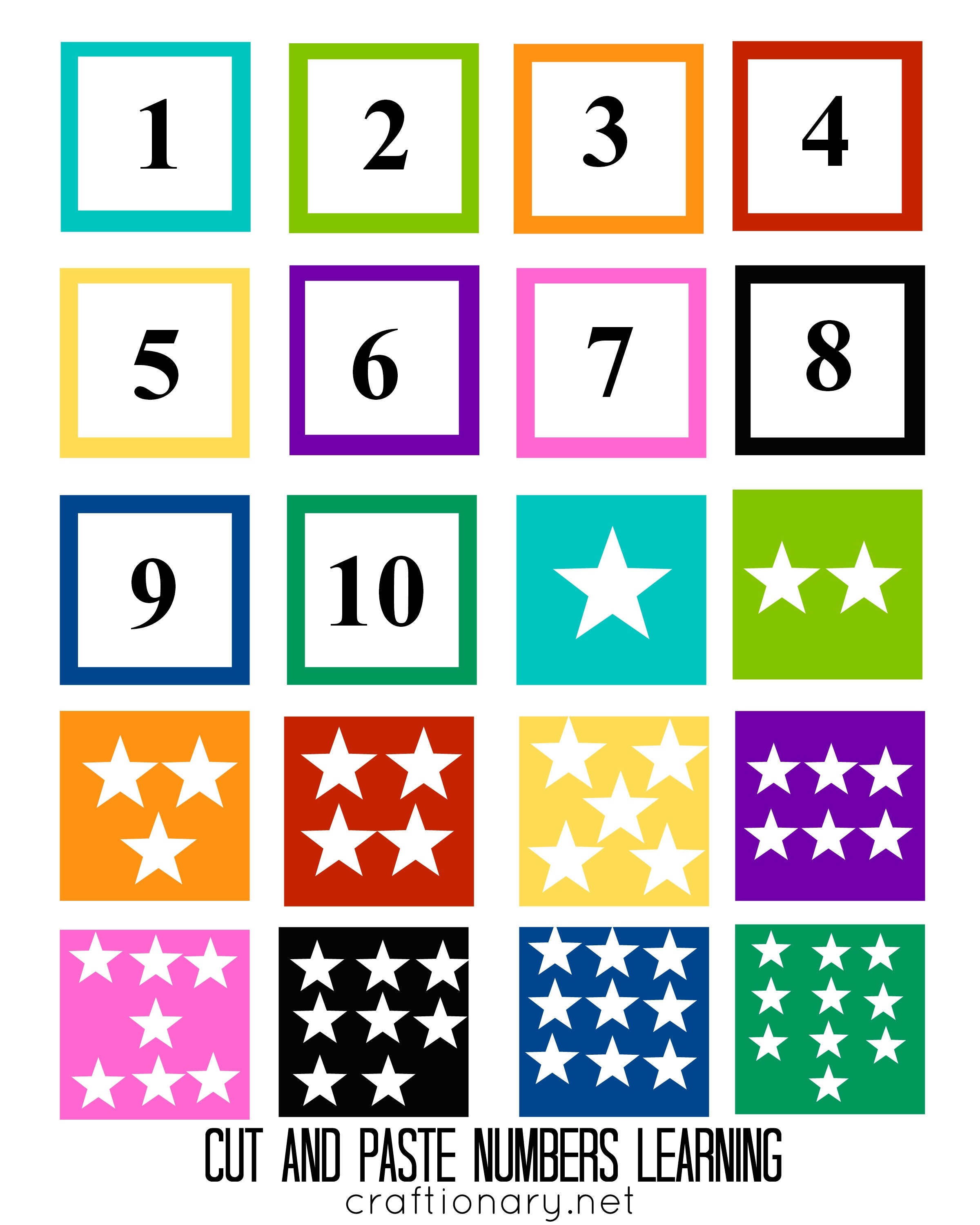 80 Free Printable Numbers 1-10 22