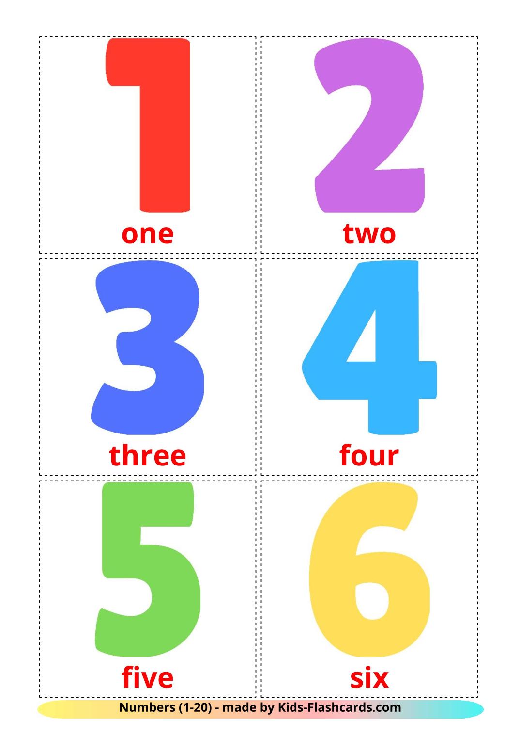 80 Free Printable Numbers 1-10 27