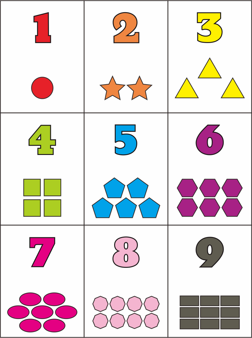 80 Free Printable Numbers 1-10 29