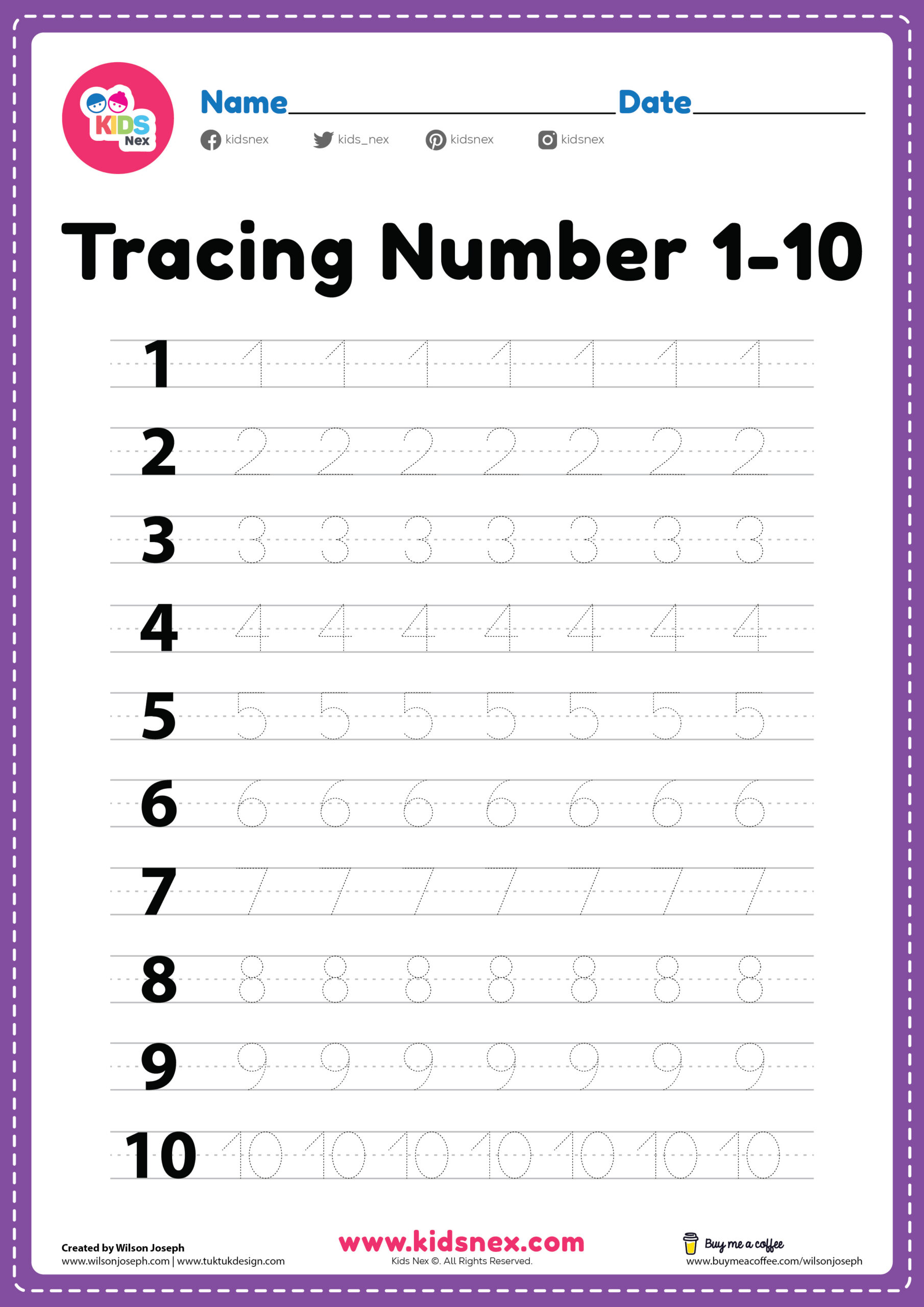 80 Free Printable Numbers 1-10 30