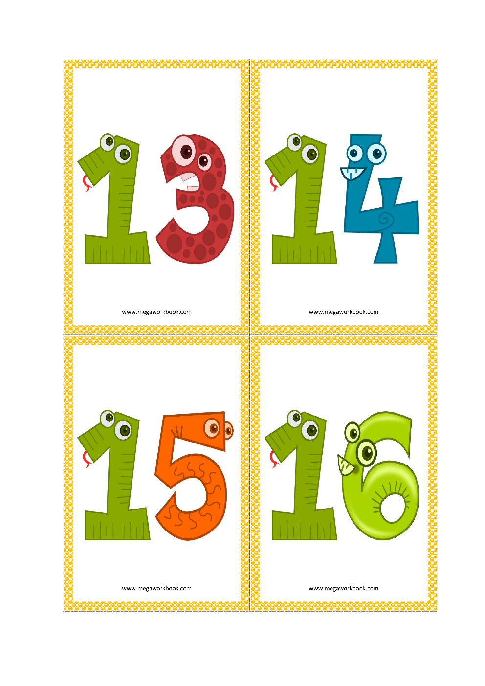 80 Free Printable Numbers 1-10 36