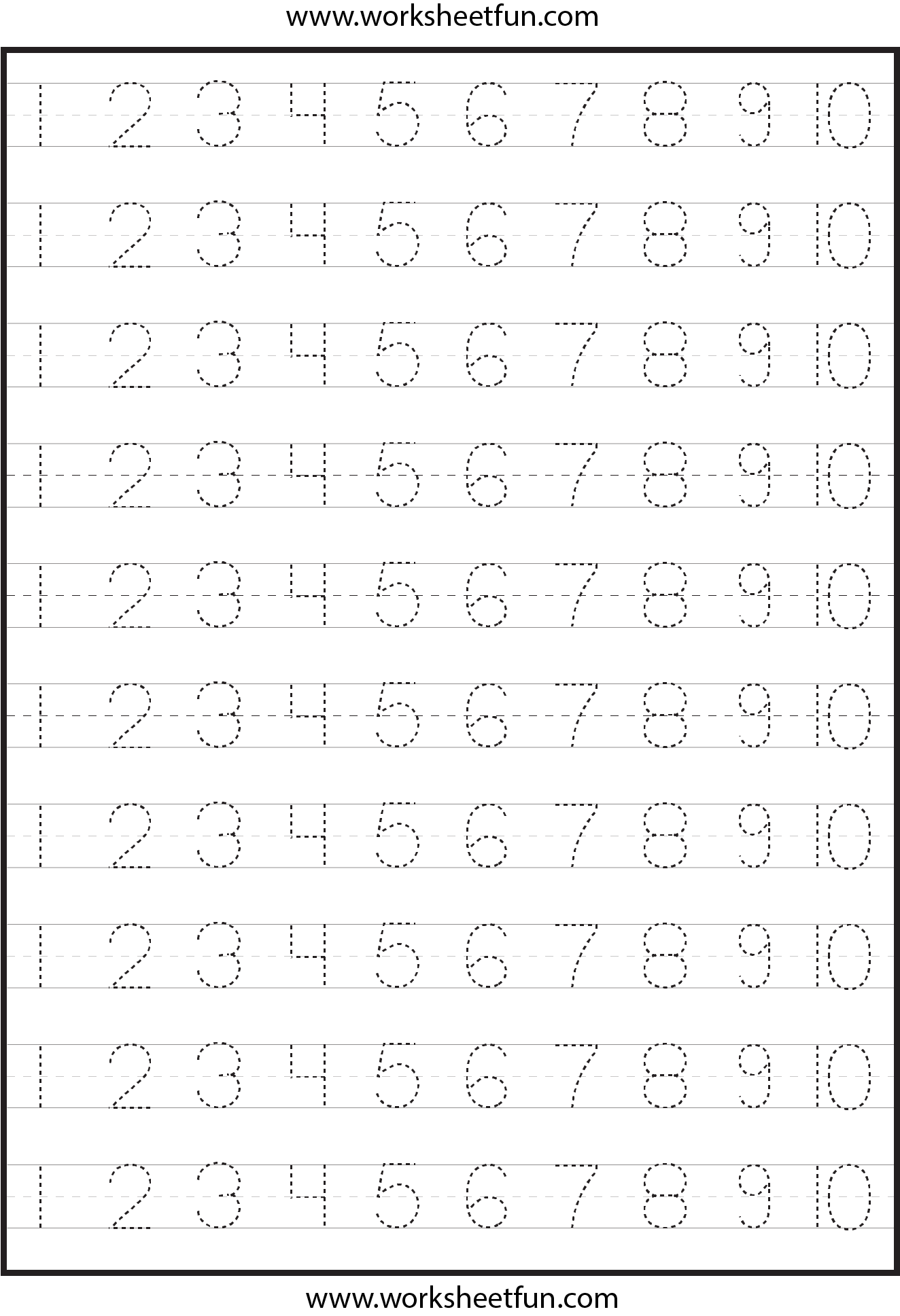 80 Free Printable Numbers 1-10 41
