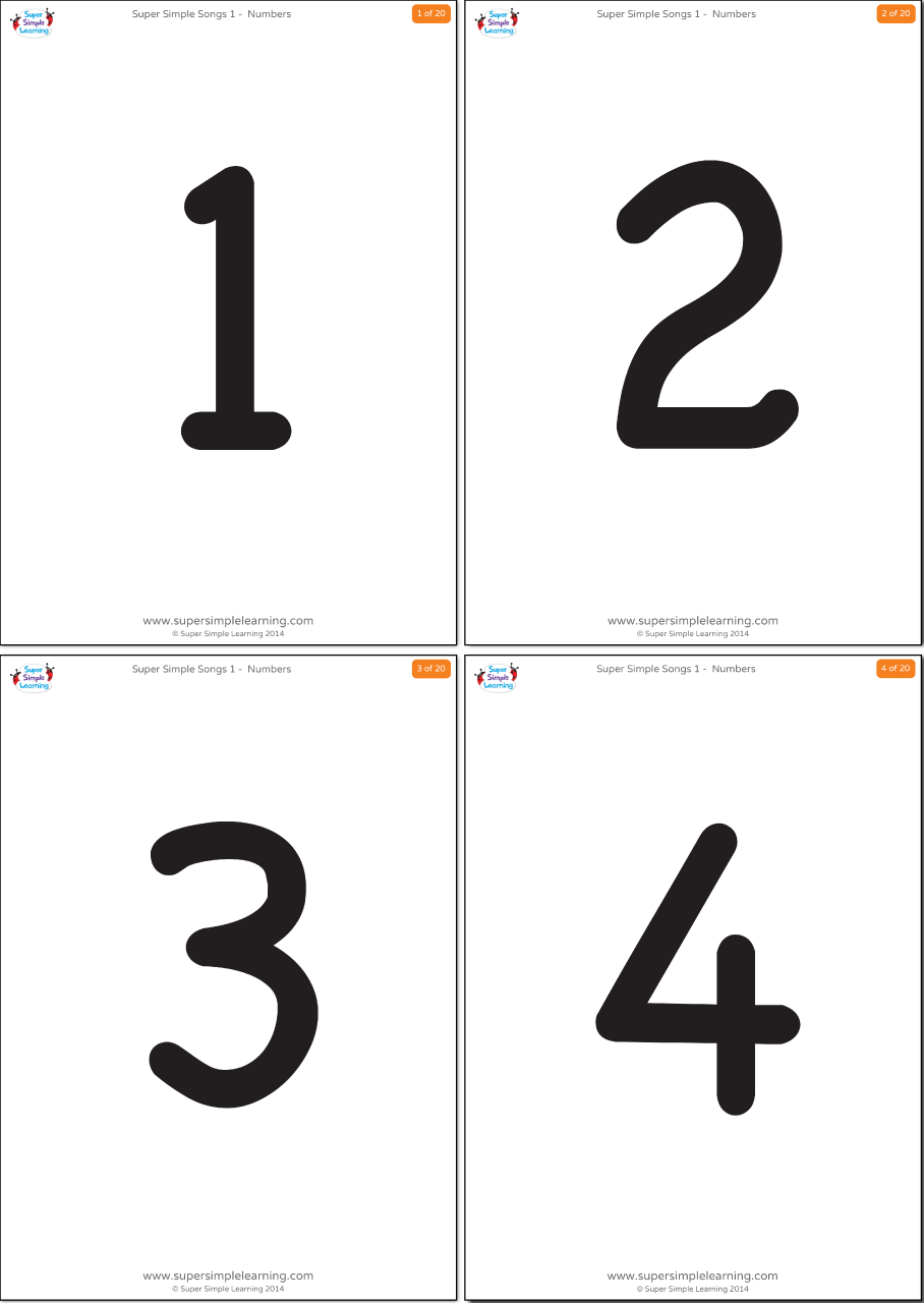 80 Free Printable Numbers 1-10 43