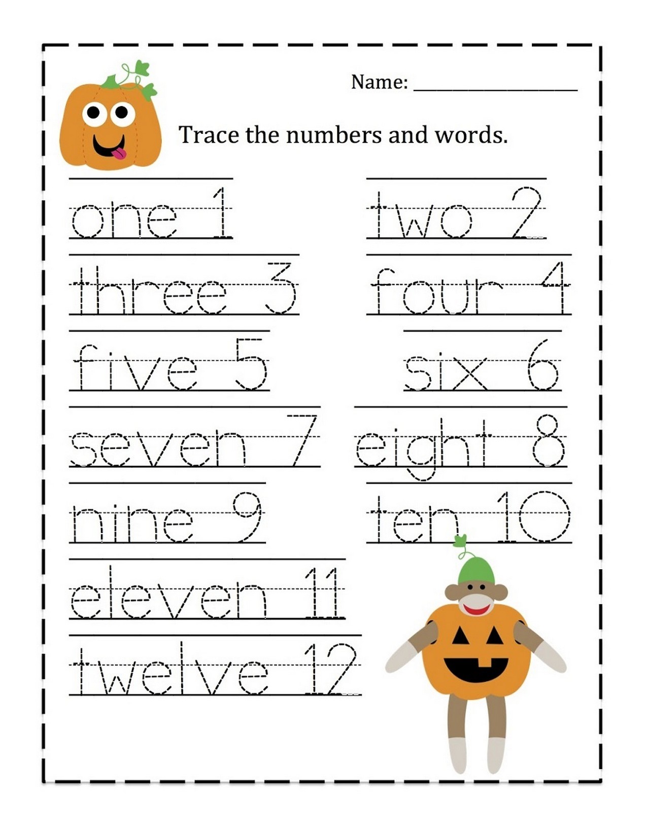 80 Free Printable Numbers 1-10 51