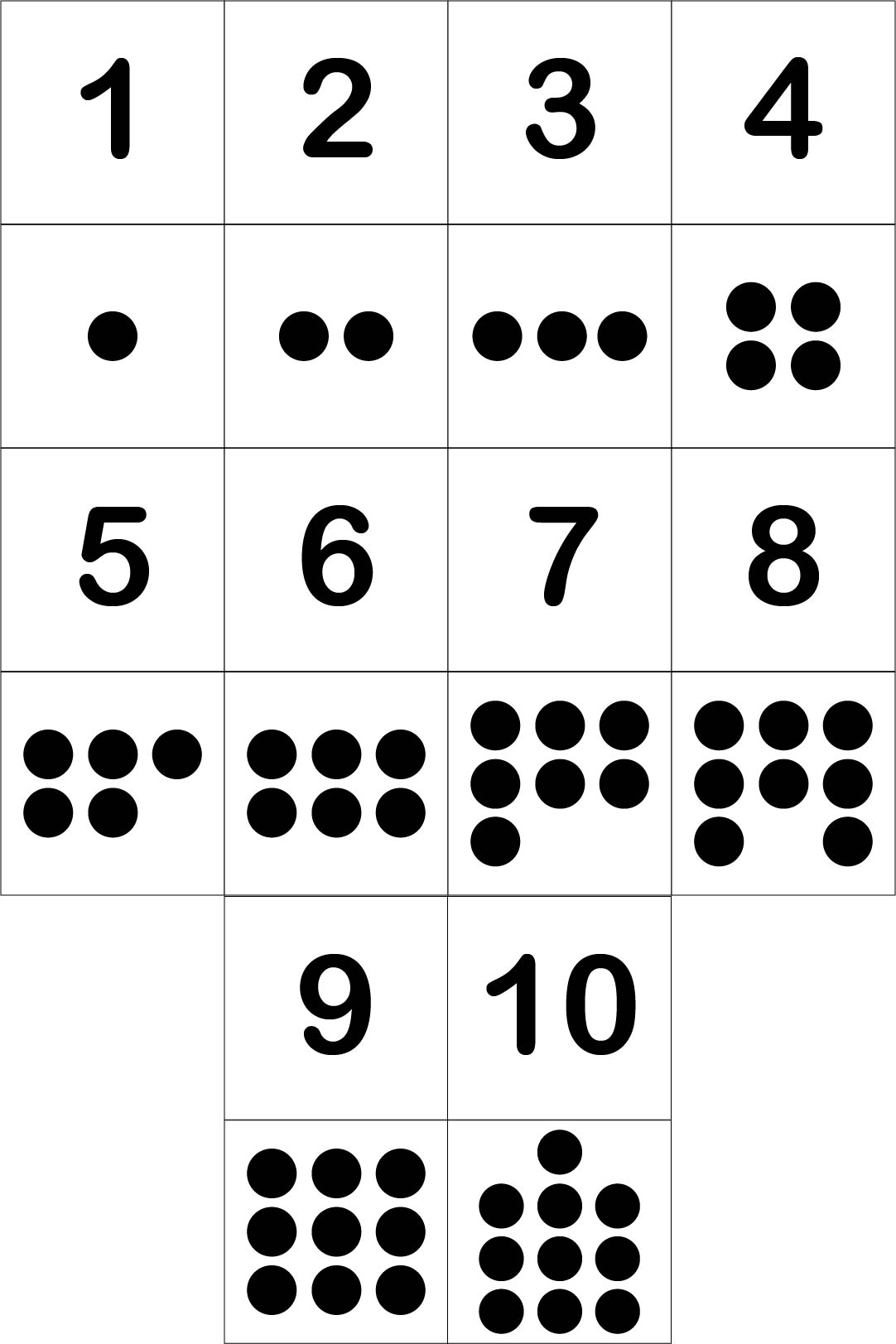 80 Free Printable Numbers 1-10 53