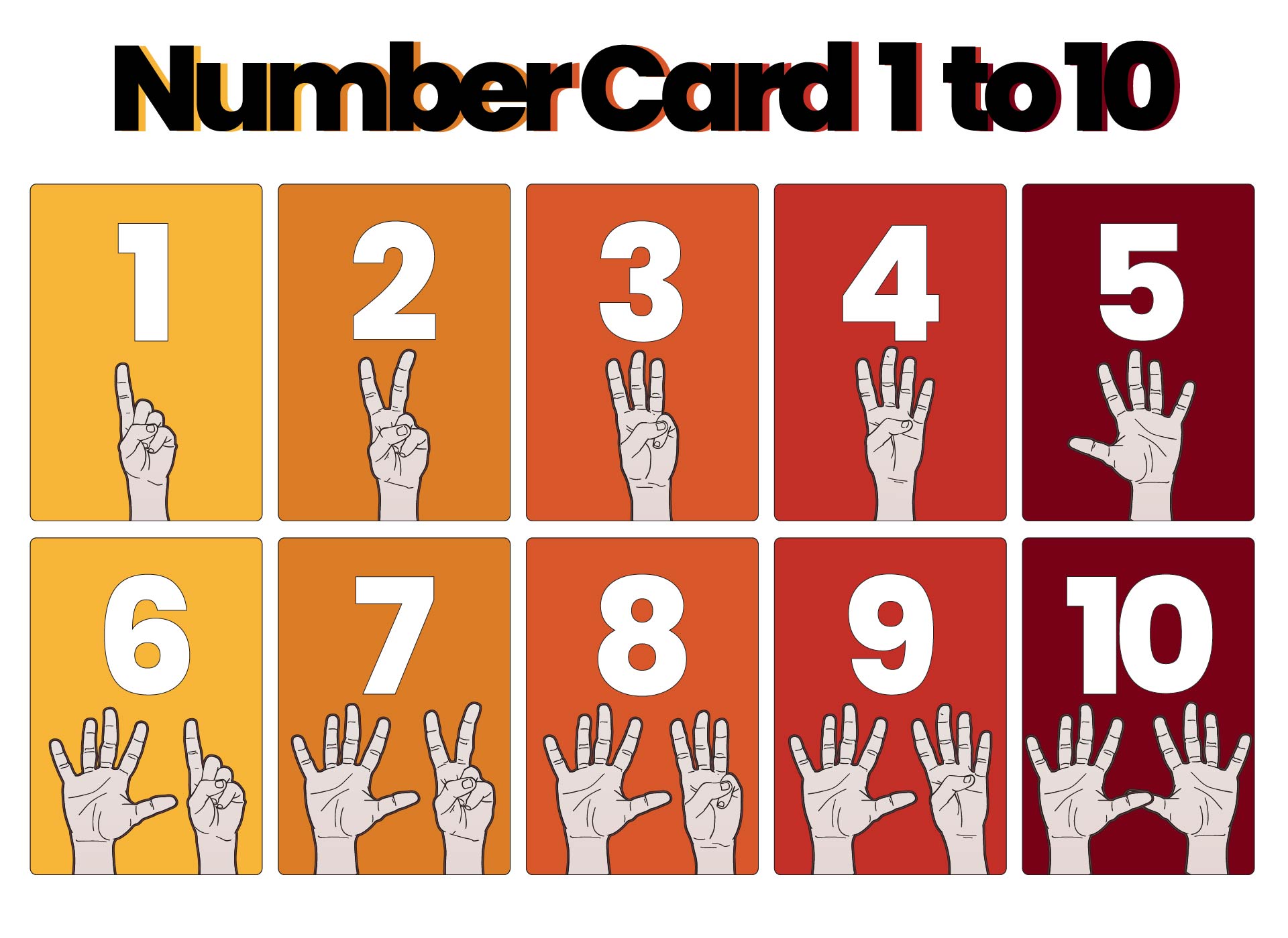 80 Free Printable Numbers 1-10 54