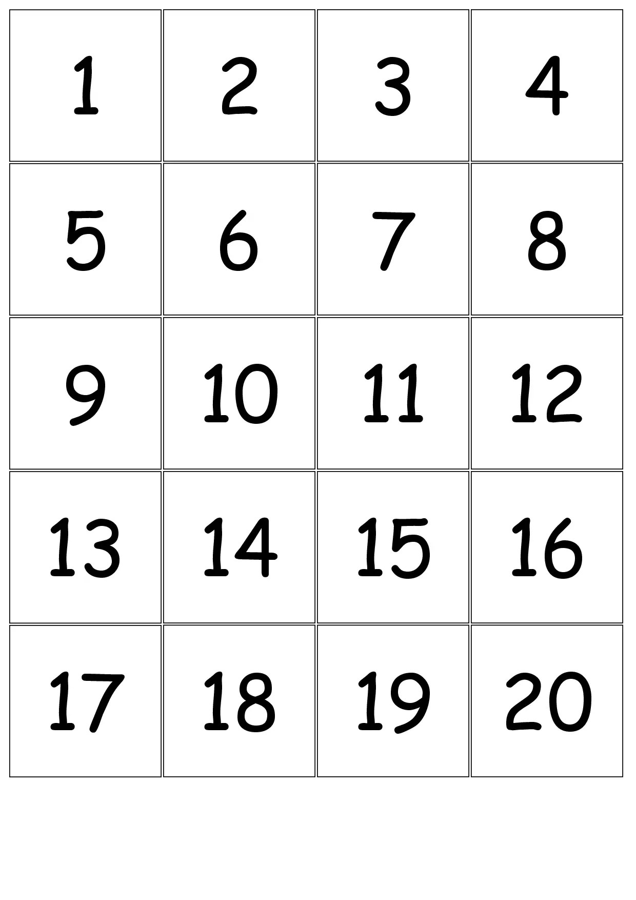 80 Free Printable Numbers 1-10 56