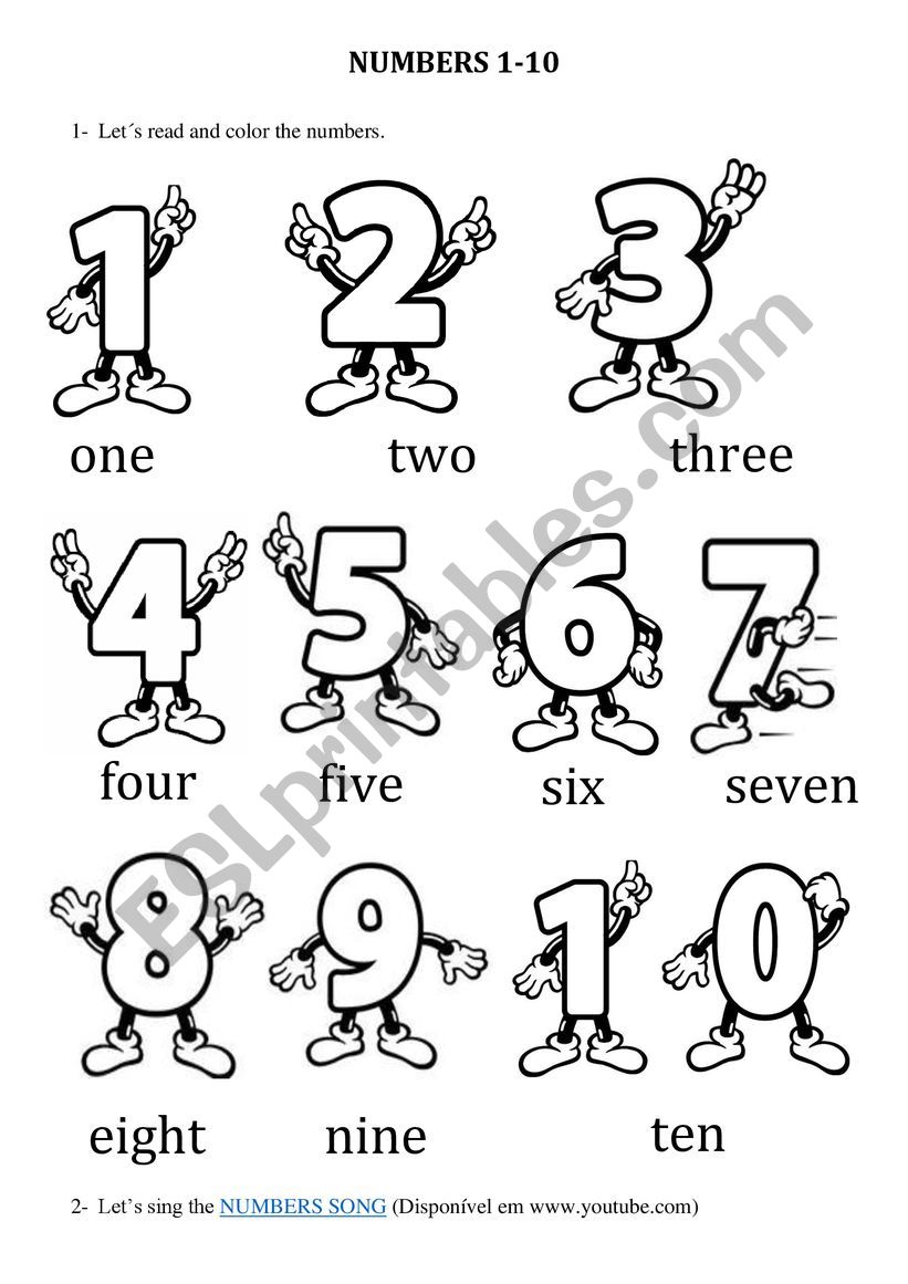 80 Free Printable Numbers 1-10 64