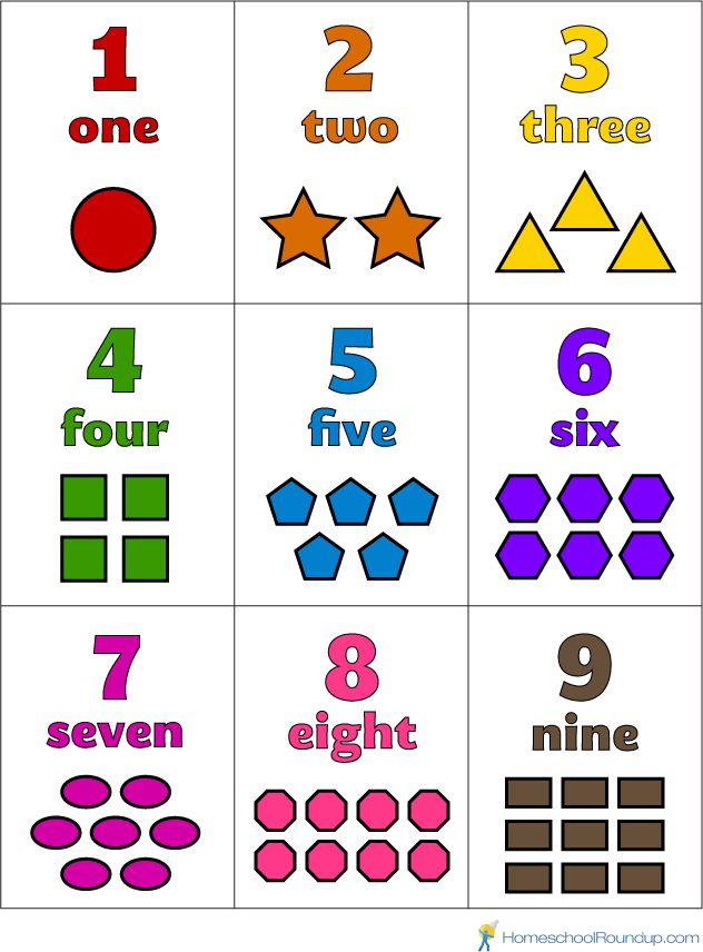 80 Free Printable Numbers 1-10 81