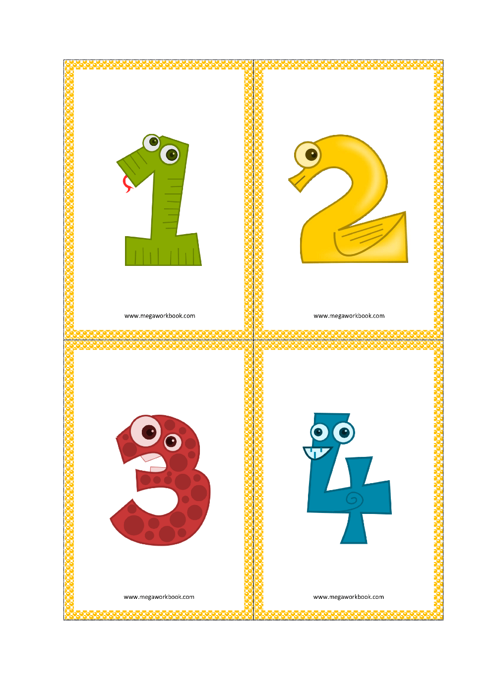 80 Free Printable Numbers 1-10 84