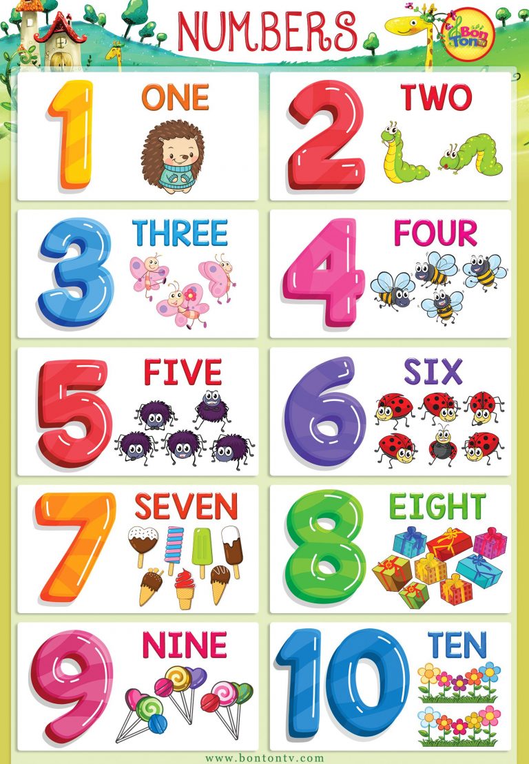 80 Free Printable Numbers 1-10 88