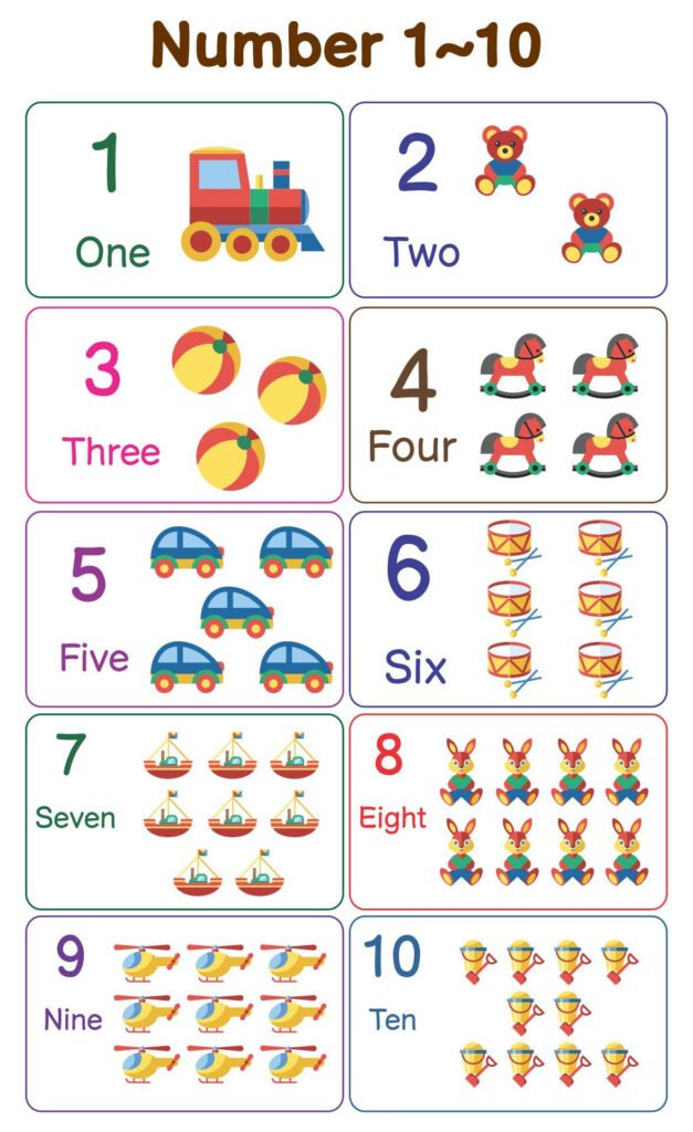 80 Free Printable Numbers 1-10 94