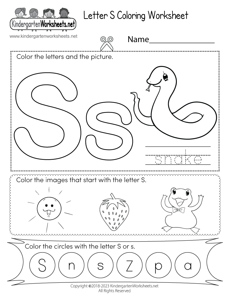 80 Letters S Printable Worksheets 1