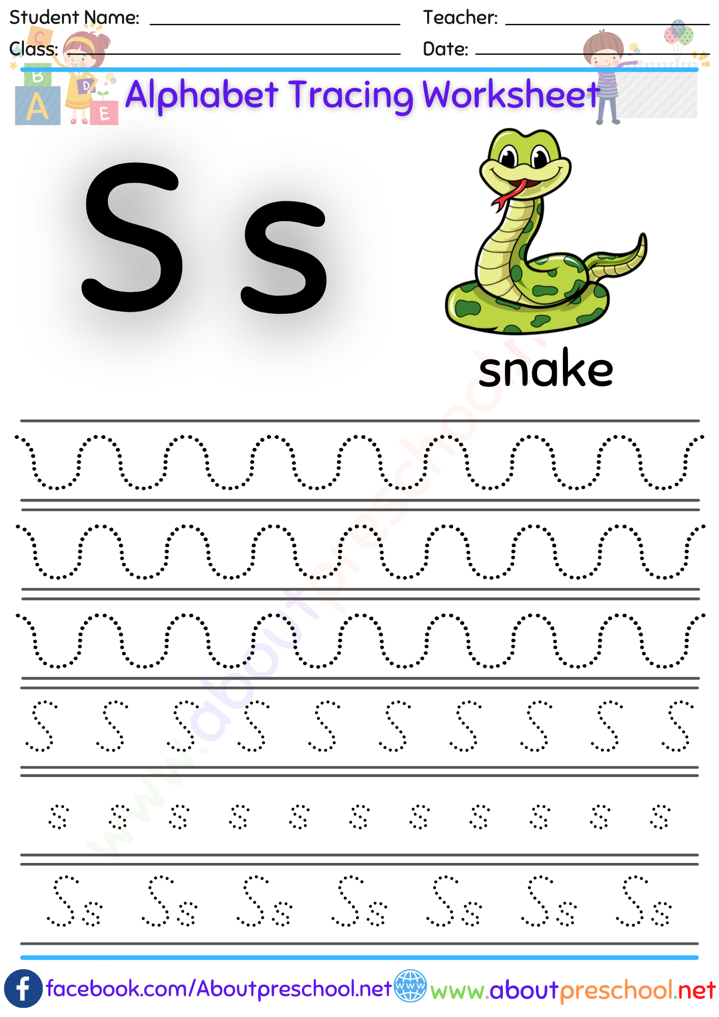80 Letters S Printable Worksheets 18