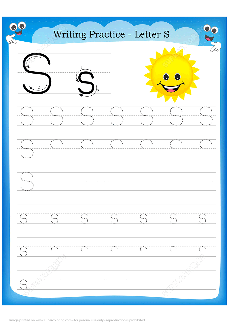 80 Letters S Printable Worksheets 3